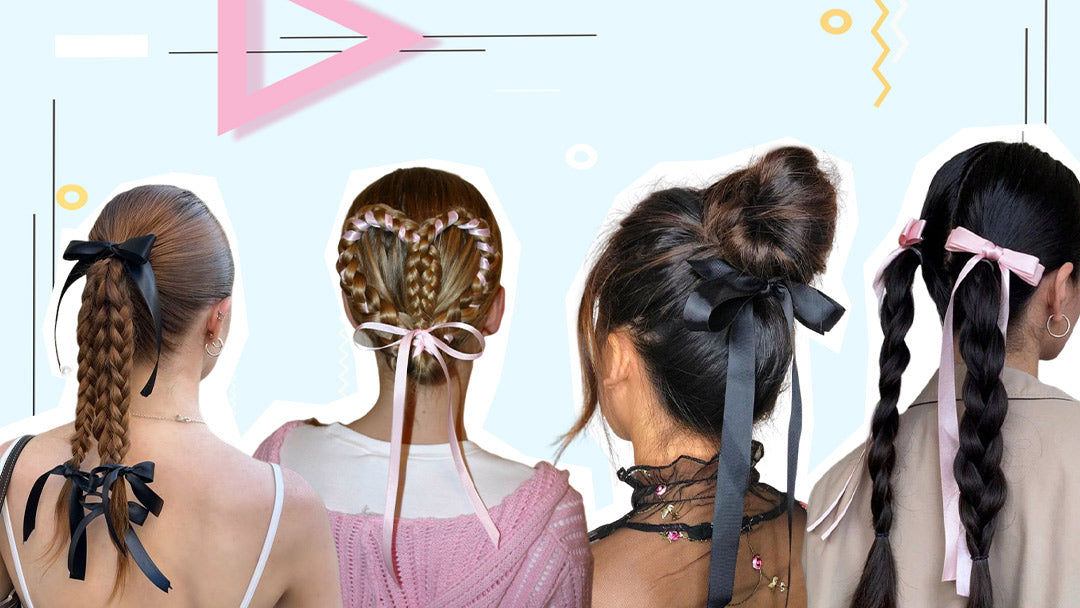 Ponytail bow hairstyle store
