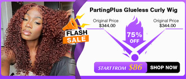 PartingPlus Glueless Curly Wig