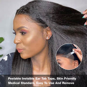 Pre Bleached 8x5 Glueless Closure Wig / 13x4 Lace Frontal Wig 100% Human Hair Beginner Friendly