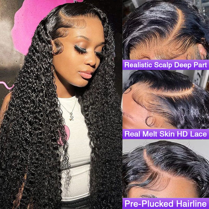 c parted curly lace glueless wig