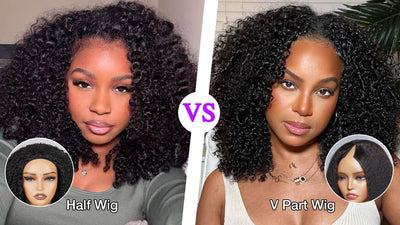 Half Wig VS V Part Wig, How To Choose?