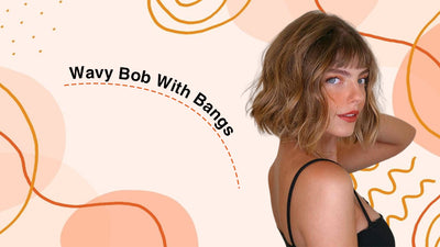 The Most Flattering Wavy Bob with Bangs
