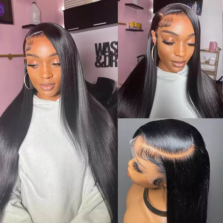 straight hd lace front wig