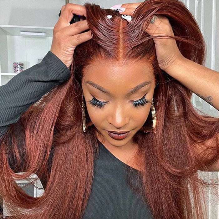 Kinky Straight Wig | Kinky Straight Human Hair Wigs | Headband Wig
