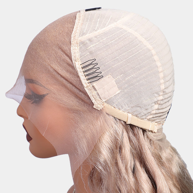 Highlight #P18/613 Lace Front Wig Brazilian Human Hair 13x4 HD Lace Frontal Wig Pre-Plucked