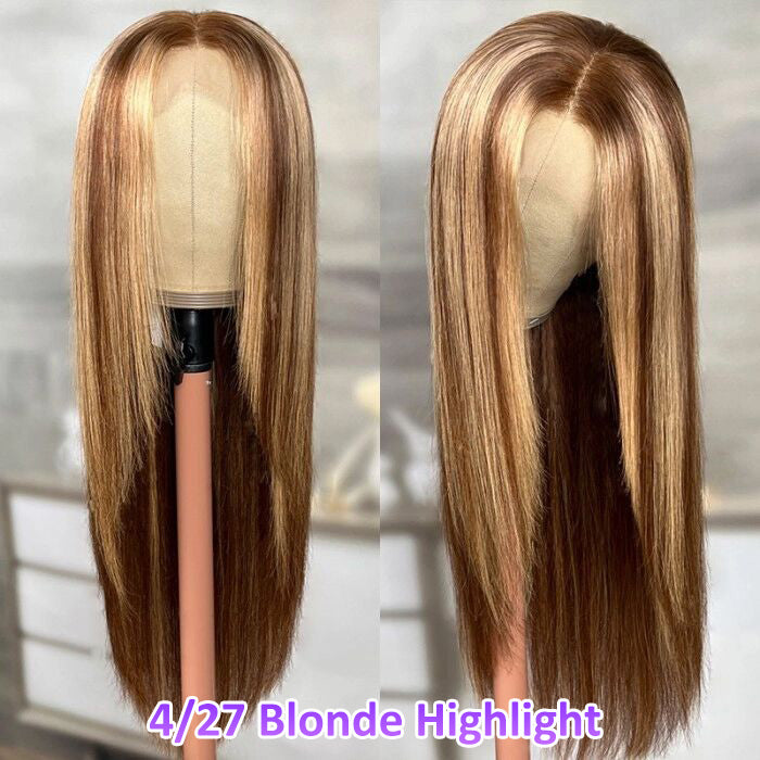 straight layered cut wig