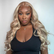 #P18/613 Blonde Highlight 13x4 HD Lace Front Wigs | VIP ONLY