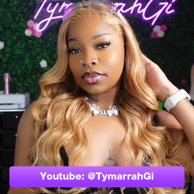 Body Wave #27 Colored HD Lace Human Hair Wigs For Women Honey Blonde 13*4 13*6 Lace Frontal Wigs