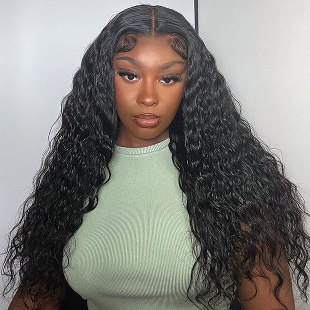 2Wigs = $189 | Water Wave Glueless Wig + Highlight Body Wave Wig With Bangs