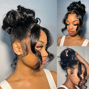 Pre Plucked 360 Lace Frontal Wig with Baby Hair 100% Human Hair 12A High Quality