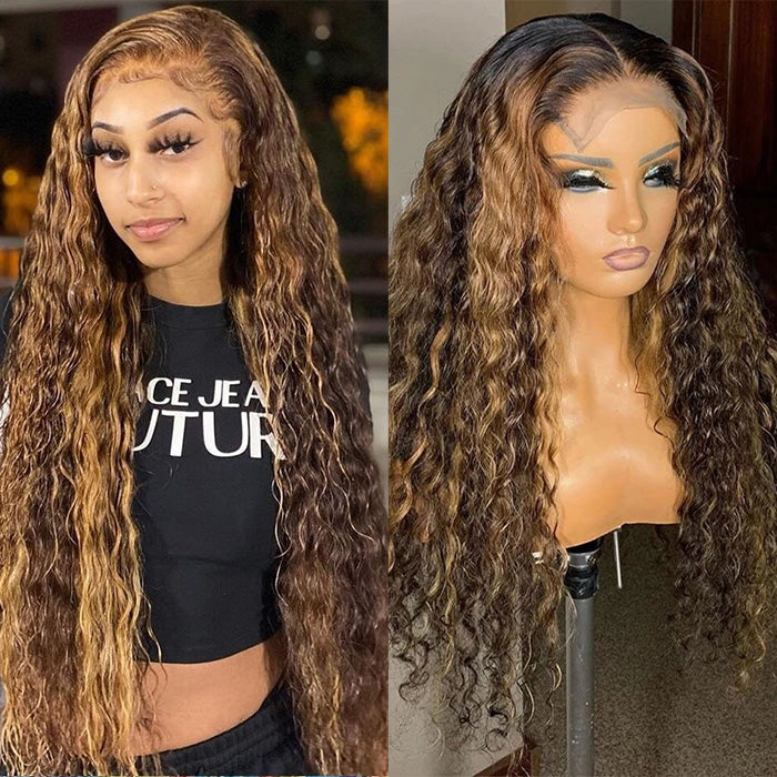 Water Wave Wig | Human Hair Water Wave Lace Front Wig | Closure Wig ...