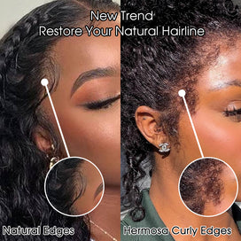 Glueless Blonde Highlight Curly Human Hair Wig For Black Women Pre Plucked 13X4 13X6 Undetectable HD Lace Front Wig