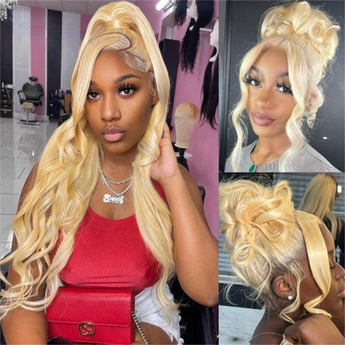 613 blonde 360 lace frontal wig