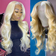 613 blonde body wave hd lace front wig
