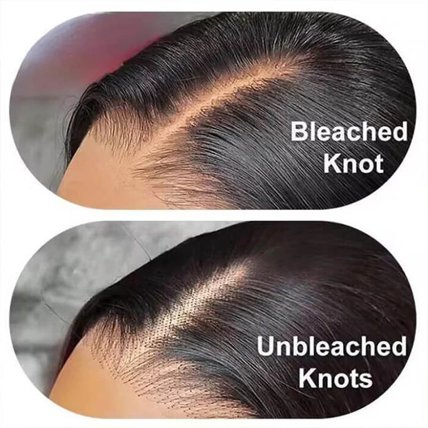 [2Wigs 26inch] Left C Part Water Wave & Body Wave 8x5 Pre Cut Lace & Pre Bleached Glueless Wig
