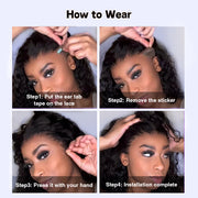 Pre Everything | Glueless Curly Wig 13x4 Pre Cut Ear To Ear Lace Front Wigs For Women No Glue Ready And Go Wigs