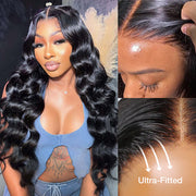 Pre-everything Glueless 8x5 Closure HD Lace Wig Loose Body Wave Ready Go Wig Pre-Plucked Hairline