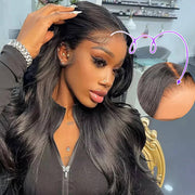 [2Wigs 26inch] Body Wave & Kinky Straight 3S Install 8x5 Closure HD Lace Glueless Wig