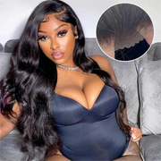 Body Wave Glueless Ready & Go Wigs Bleached Knots Pre Cut HD Lace Pre Plucked Hairline