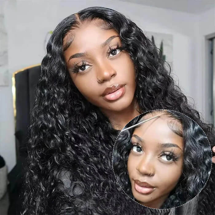 2Wigs 26inch] Water Wave & Silky Straight Pre Cut & Pre Plucked