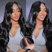 [2Wigs 26inch] Body Wave & Kinky Straight 3S Install 8x5 Closure HD Lace Glueless Wig