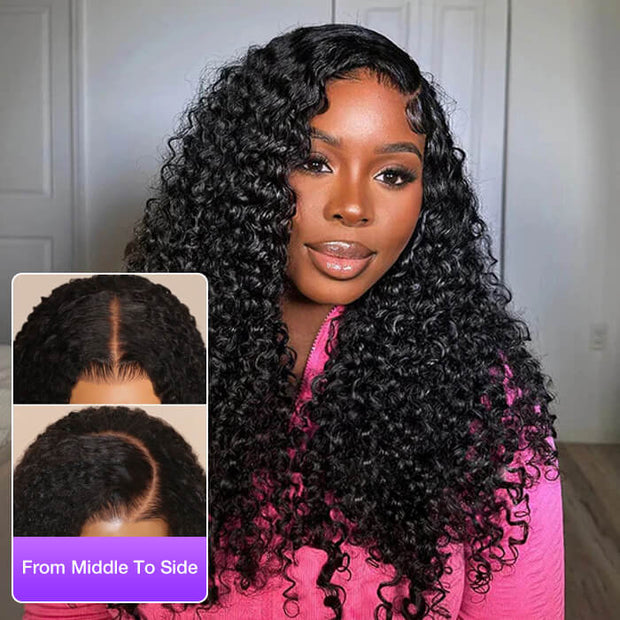 [2Wigs 26inch] Jerry Curly & Body Wave Put On And Go Quick & Easy Glueless Wig