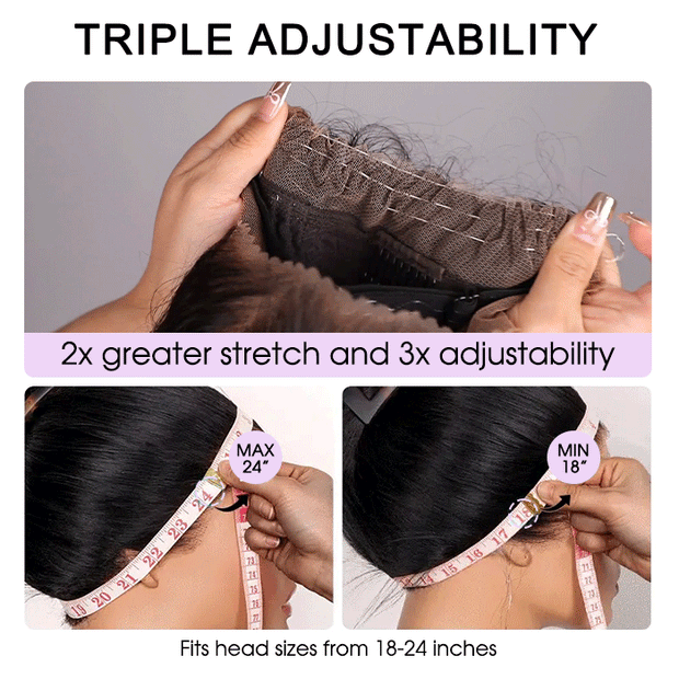 360 Lace Kinky Straight HD Wigs With Kinky Edges Hairline 100% Human Hair Wigs 180% Density