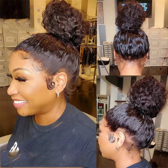 Invisi-String Snug Fit 360 Melt Skin HD Lace Frontal Bleached Knots Pre Cut Lace Wig