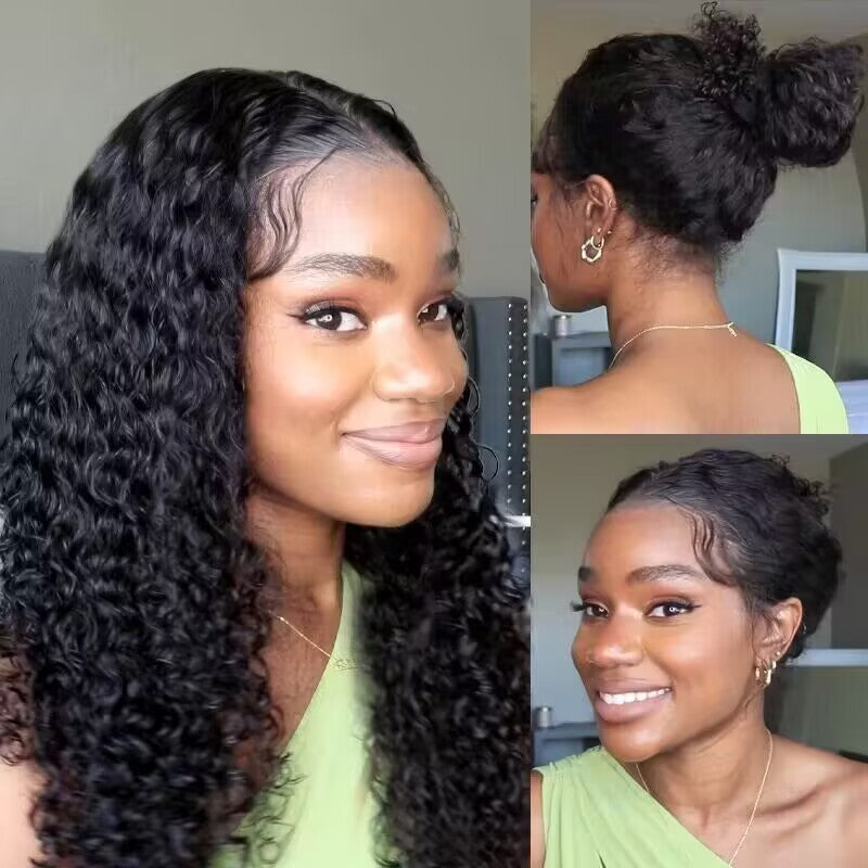 Hidden-Strap Snug Fit 360 HD Lace Frontal Glueless Pre-bleached Human Hair Wig