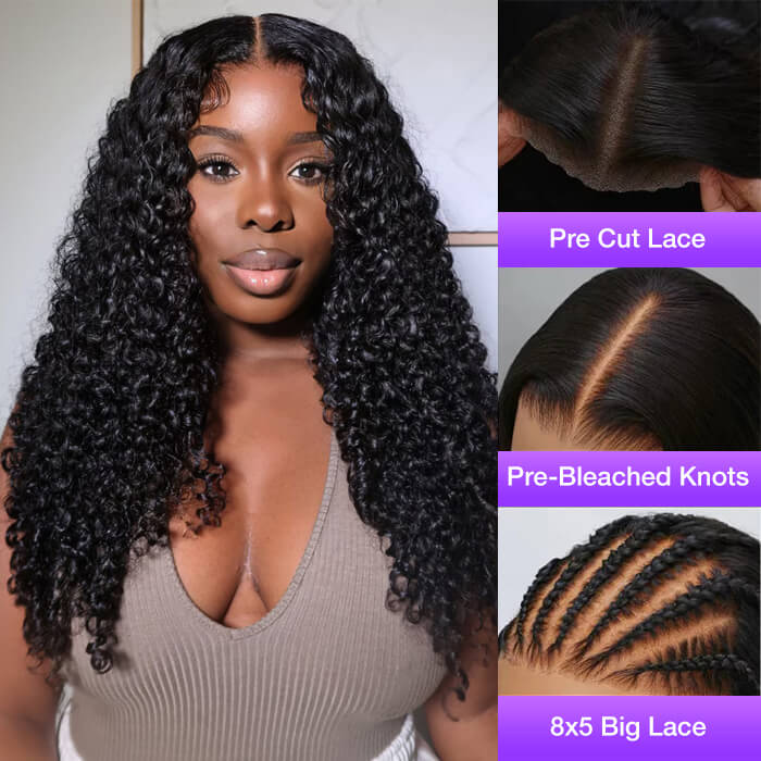 2Wigs 26inch] Jerry Curly & Body Wave Put On And Go Quick & Easy