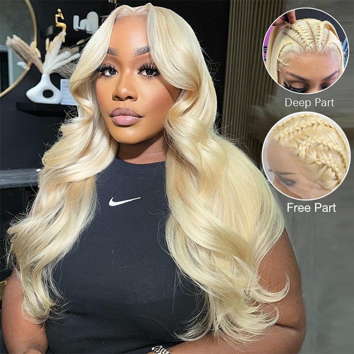 613 Blonde Body Wave Pull Go Drawstring 13x6 Full Lace Front  display picture 2