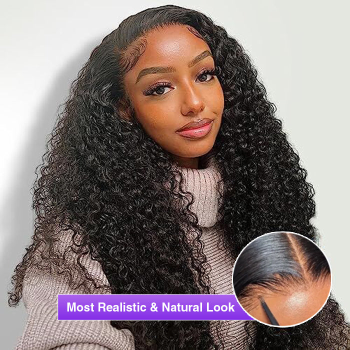2Wigs 220%] Jerry Curly & Silky Straight Effortless 3S Install Pre