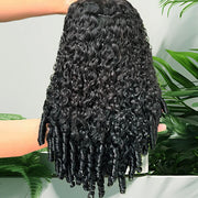 New In Burmese Curly Human Hair Glueless 8x5 HD Lace Wig for Beginners Drawstring 13x6 HD Lace Frontal Wigs
