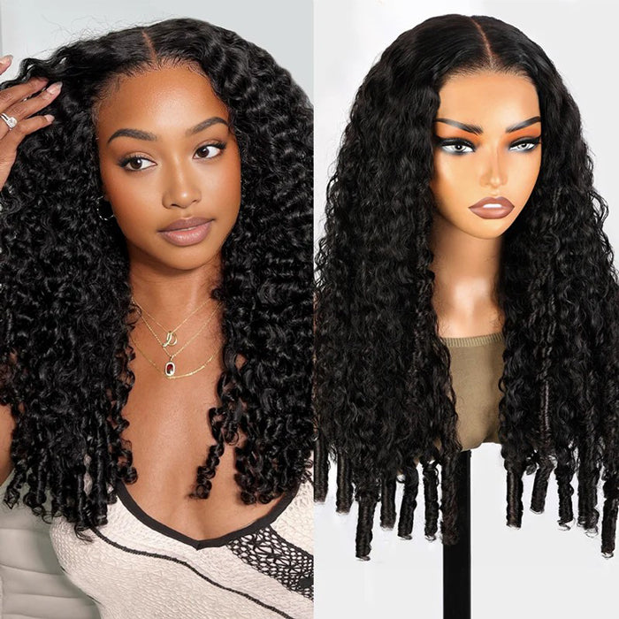 New In Burmese Curly Human Hair Glueless 8x5 HD Lace Wig for Beginners Drawstring 13x6 HD Lace Frontal Wigs