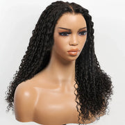 Luxury Coily Deep Curly Glueless 13x6 Frontal HD Lace Wigs Double Drawn Human Hair Wigs