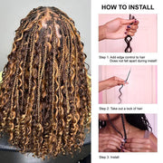 Deep Wave #4/27 Highlight Colored Hair Bulk Human Hair For Braiding No Weft