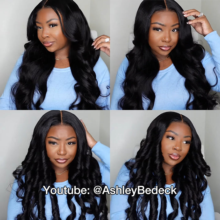 Ear To Ear 13x4 HD Lace Front Straight Wig Pre Cut & Plucked & Bleached Real Glueless Wig