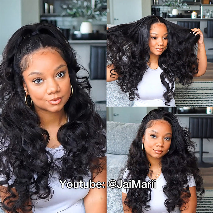 Ear To Ear 13x4 HD Lace Front Straight Wig Pre Cut & Plucked & Bleached Real Glueless Wig