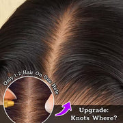 Widow's Peak M Hairline 13x6 HD Lace Front Wig Straight Brazilian Human Hair