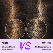 Bouncy Loose Wave 13x6 Full Invisible Hd Transparent Lace Front Wigs For Women