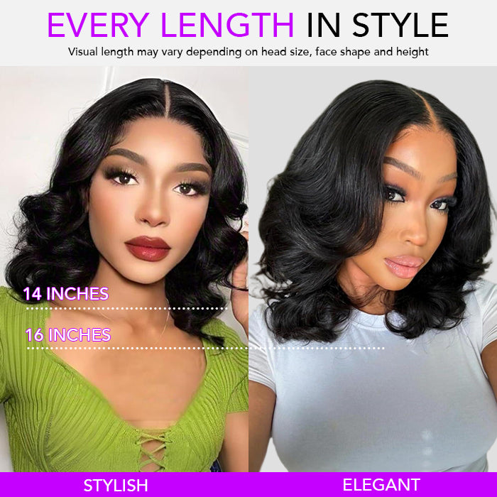 Glueless Pre-Cut 8×5 Lace Closure Wig Body Wave 13*4 HD Lace Front