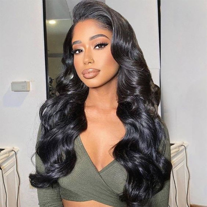 Glueless 13*4 HD Lace Human Hair Wigs Body Wave Wig | Large & Small Cap Size