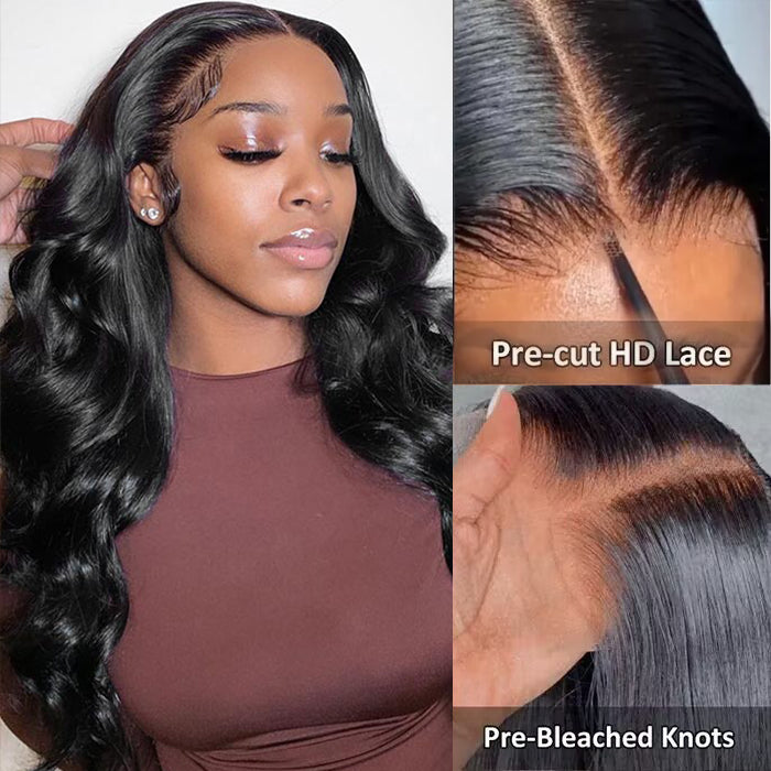 2Wigs 220%] Body Wave & Jerry Curly 24 Inch Versatile 8x5 Pre Cut
