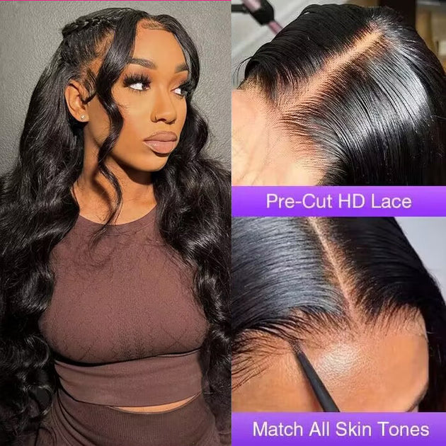 2Wigs = $189 | 8x5 Glueless Body Wave Wig + 8x5 Glueless Straight Wig ...