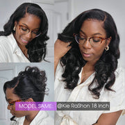 Glueless Loose Body Wave Pre Cut 13x6 Frontal HD Lace Human Hair Wigs Beginner Friendly
