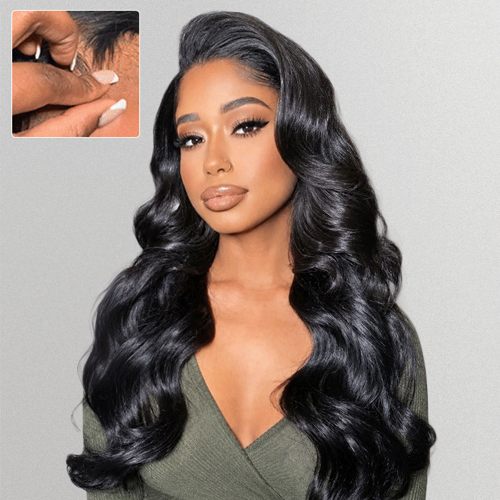 Skin Melt HD Lace Wigs Body Wave 13x4 Lace Front Wigs Human Hair Real Transparent Lace