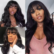 2Wigs = $189 | 8x5 Glueless Straight Wig + Body Wave Wig With Bangs