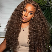 Pre-All Glueless Ready & Go Wig #4 Chocolate Brown 8*5 Pre Cut HD Lace Closure Wigs