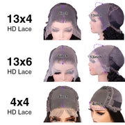 Highlight Deep Wave Frontal Wig 13*4 13*6 Glueless HD Lace Wigs with Pre Plucked Hairline