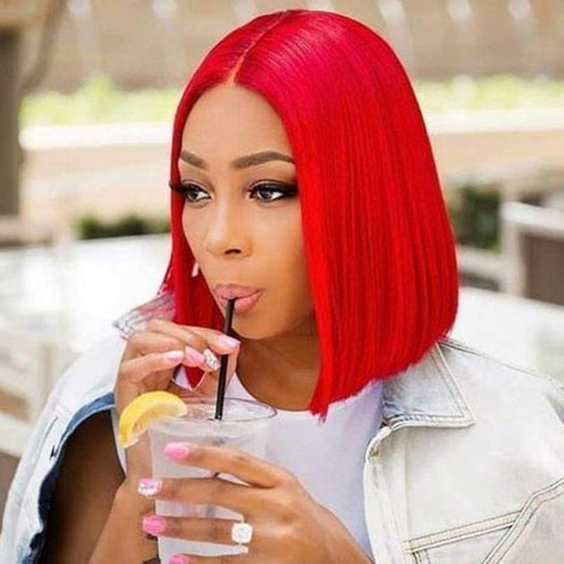 Lush Red Bob Wig View Digital Art Lush Red Bob Wig View Digital Art